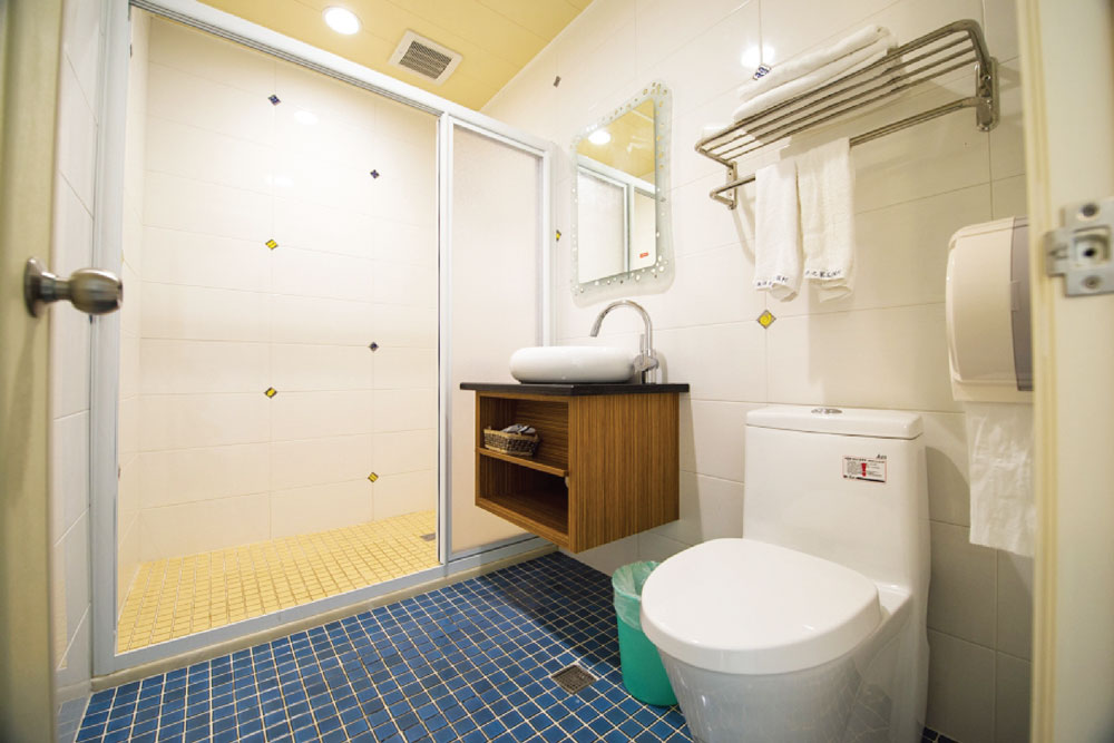 綠島民宿推薦提供乾濕分離衛浴設備的海洋之家新館