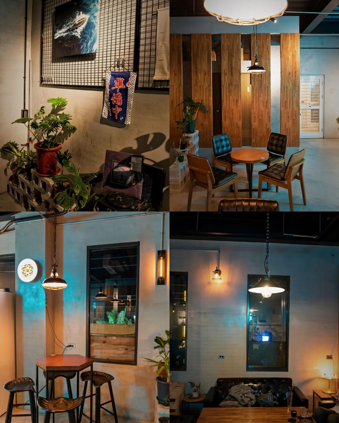 綠島特色酒吧一個地方 a·place BAR，裝潢為工業現代風格